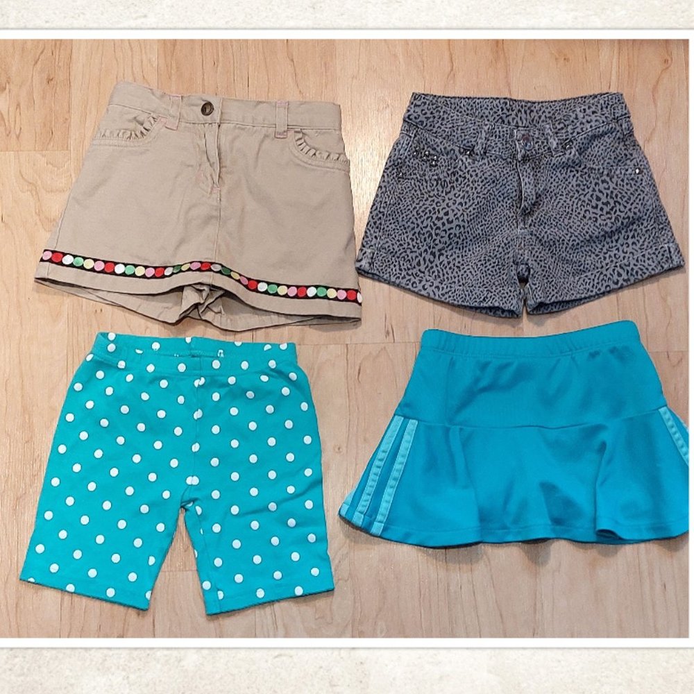 Lot of 4 Girls Shorts/Skorts Lot of 4 size 3
